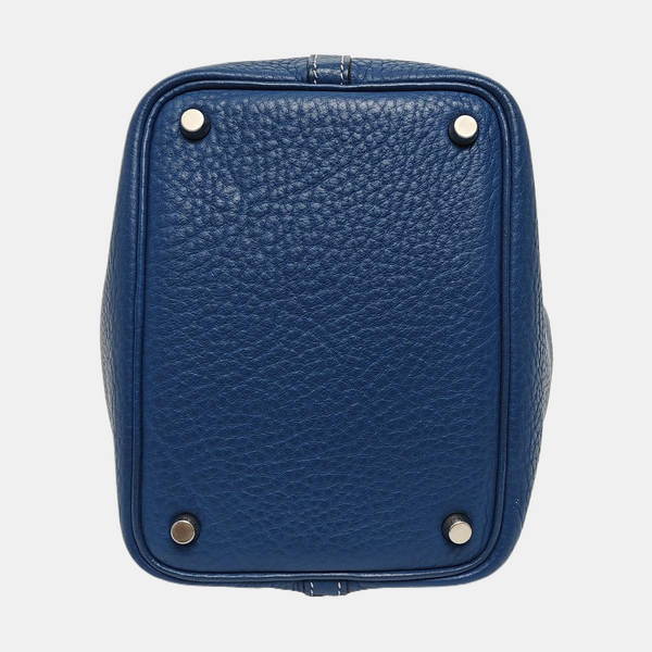 Authenticated pre-owned Picotin 18 Clemence Blue - Bucket Bag at Looply