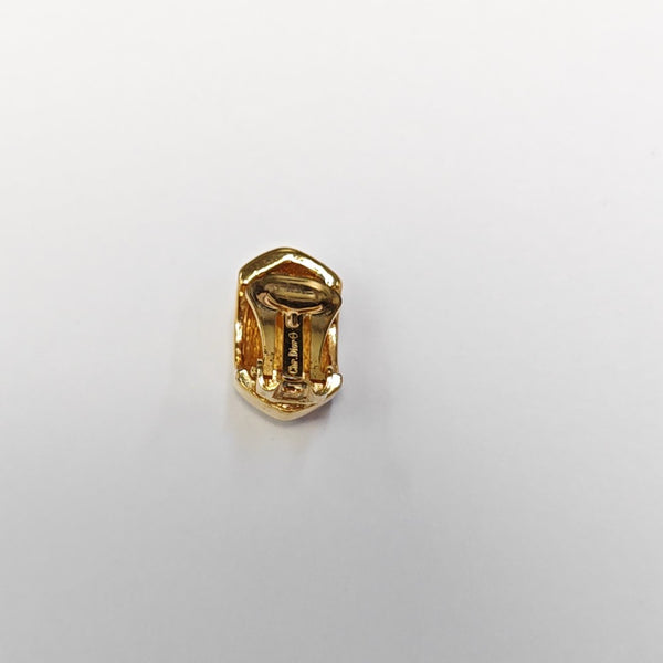 Metal Gold Clip On Earrings