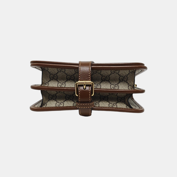 Retro Mini Monogram Coated Canvas Beige