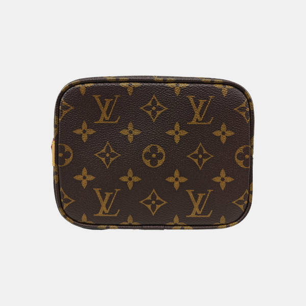 ALL IN BB Monogram Coated Canvas Brown