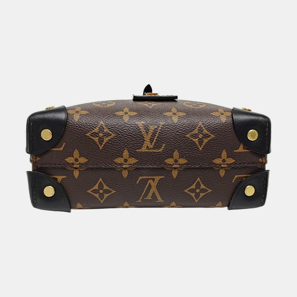 PETITE MALLE Monogram Coated Canvas Brown