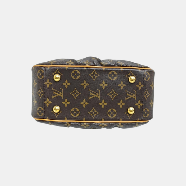 KLARA Monogram Coated Canvas Brown