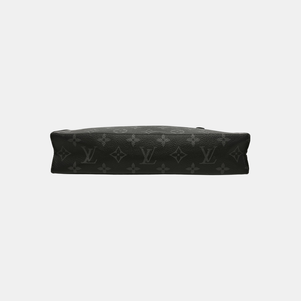 Pochette Voyag MM Monogram Coated Canvas Black