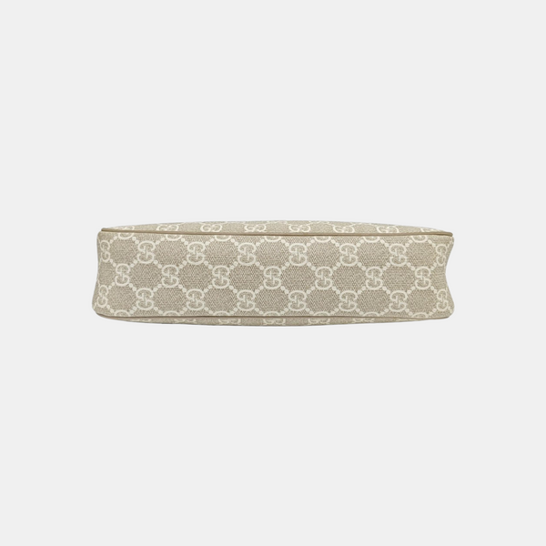 Ophidia Small Monogram Coated Canvas Beige