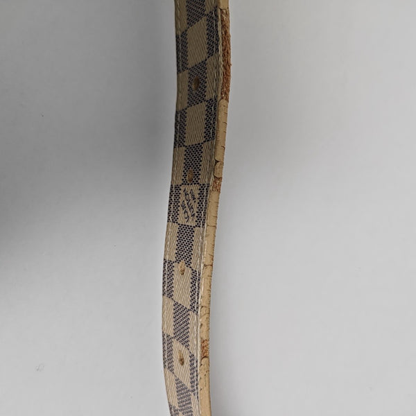 Coated Canvas Belt White