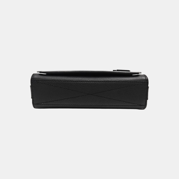 MESSENGER VOYAGE Calfskin Black