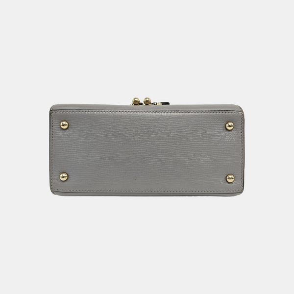 Calfskin Shoulder Bag Gray