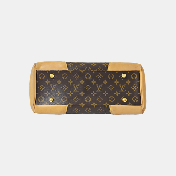 BEVERLY Monogram Coated Canvas Brown