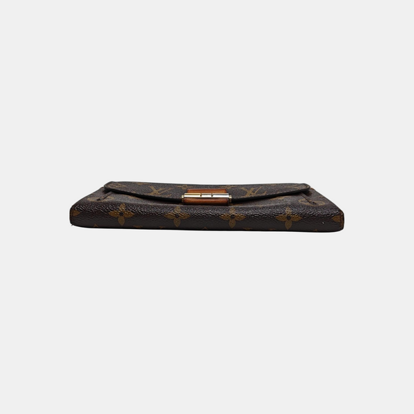 ELYSEE Monogram Coated Canvas Brown