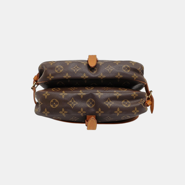 SAUMUR Monogram Coated Canvas Brown
