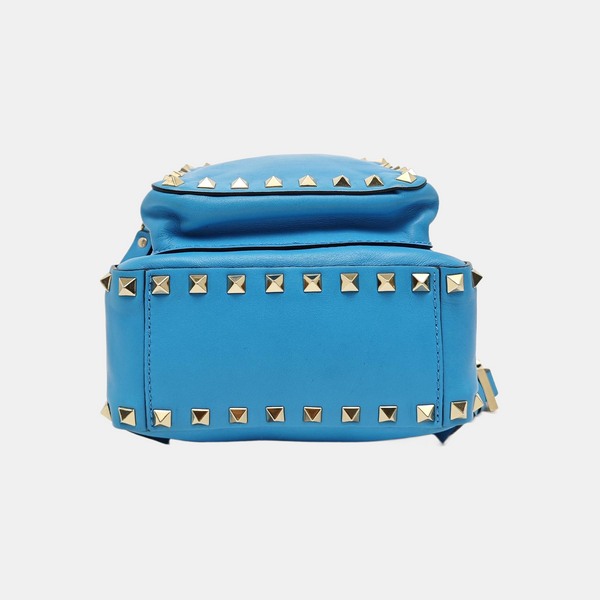 Rockstud Mini Calfskin Blue