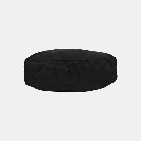Nylon Top Handle Bag Black