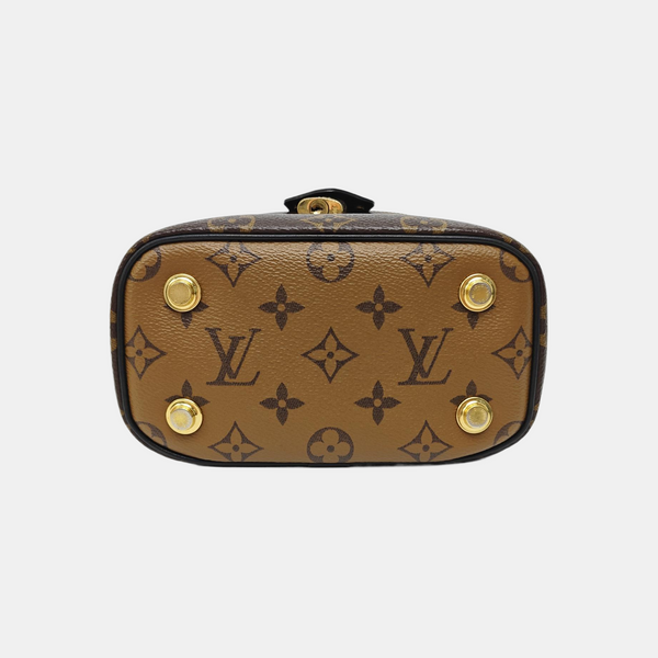 Vanity Chain Pouch Monogram Coated Canvas Brown