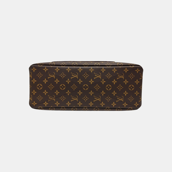 SHOPPER MM Damier Ebene Coated Canvas Brown