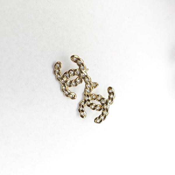 Metal Gold Stud Earrings