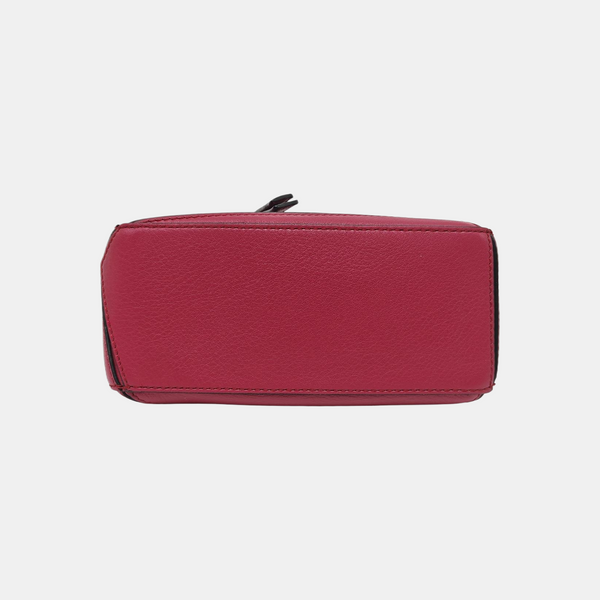 Puzzle Mini Calfskin Red