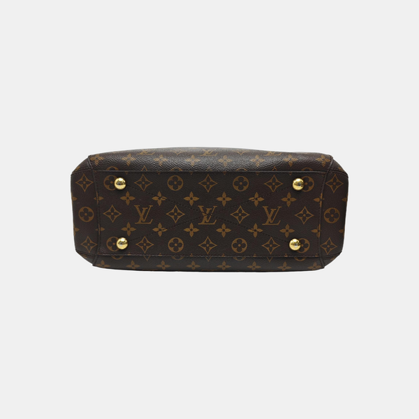 MONTAIGNE Monogram Coated Canvas Brown