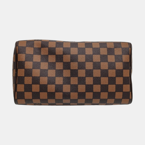 Authenticated pre-owned SPEEDY 25 Coated Canvas Brown - Shoulder Bag at Looply