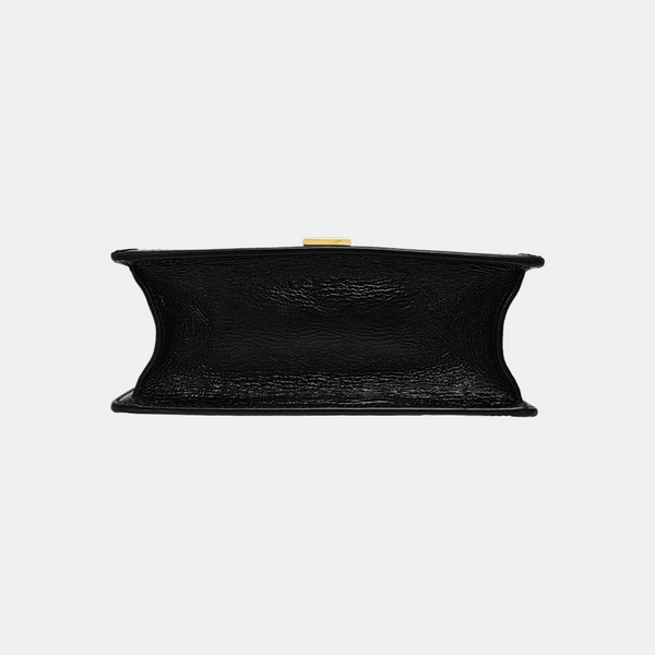 Sylvie Mini Monogram Velvet Black