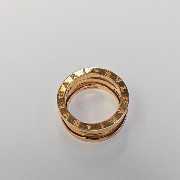 B.ZERO1 18k Rose Gold Ring EU 52