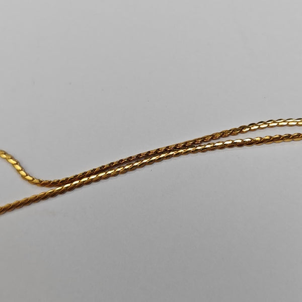 Petit CD Metal Gold Bracelet