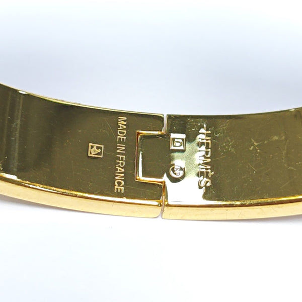 Clic H Metal Gold Bangle