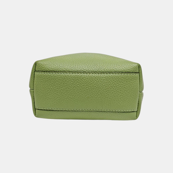 Gancini Mini Calfskin Green