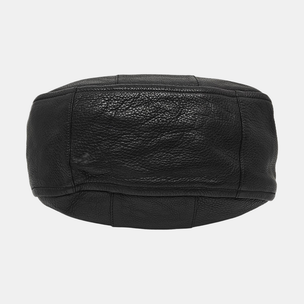 Gancini Quilted Calfskin Black