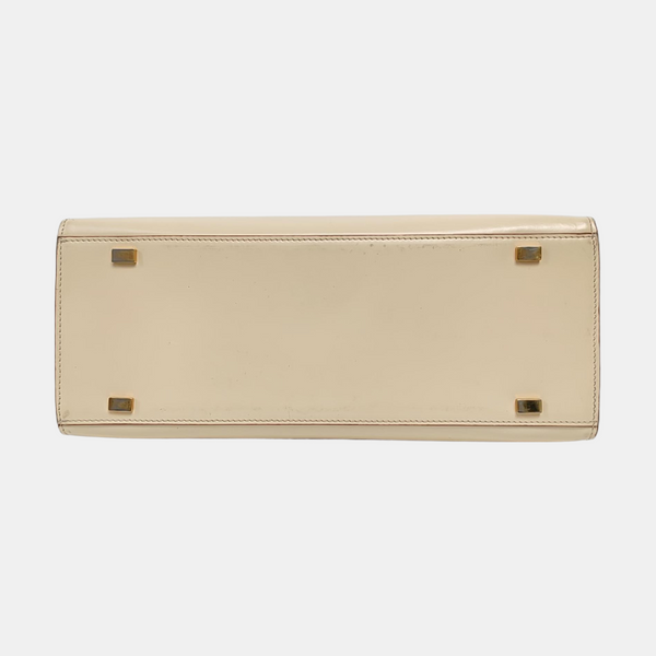 Calfskin Shoulder Bag Beige