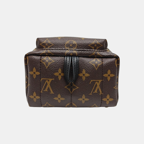PALM SPRINGS Mini Monogram Coated Canvas Brown