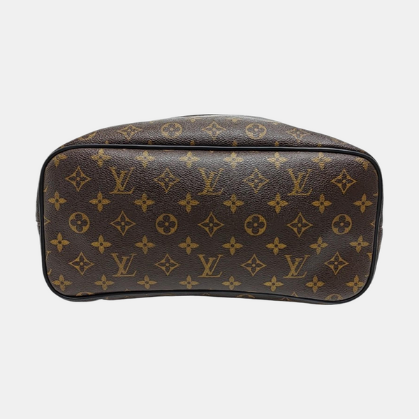 PALK Monogram Coated Canvas Brown