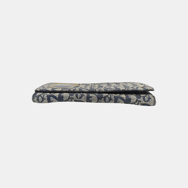 Oblique Canvas Wallet Blue