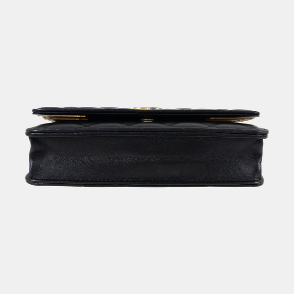 WOC Quilted Lambskin Black