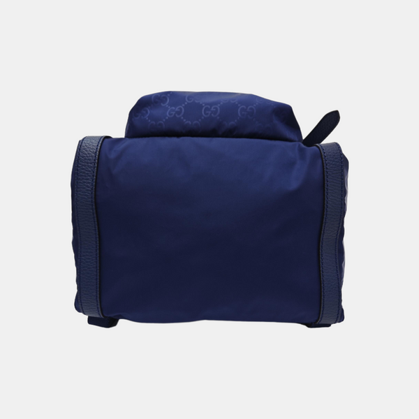Monogram Nylon Backpack Blue