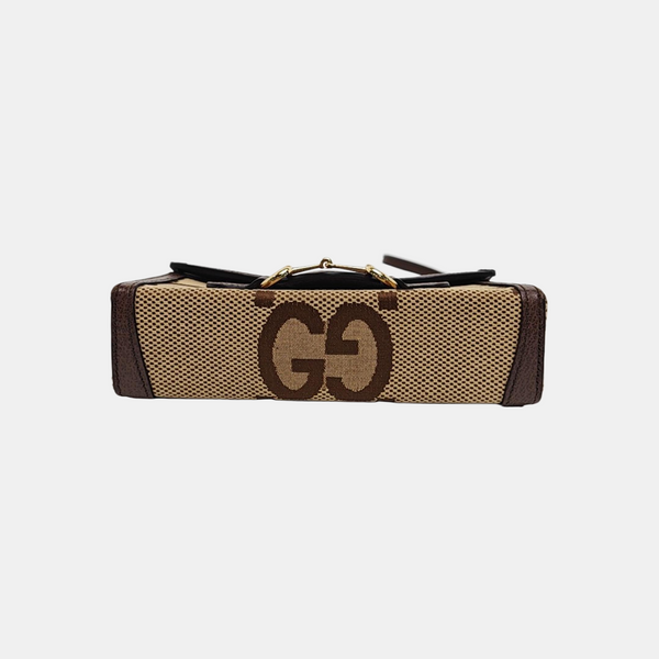 Horsebit 1955 Mini Monogram Canvas Beige