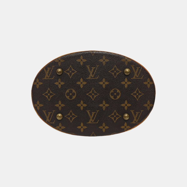 BUCKET PM Monogram Coated Canvas Brown