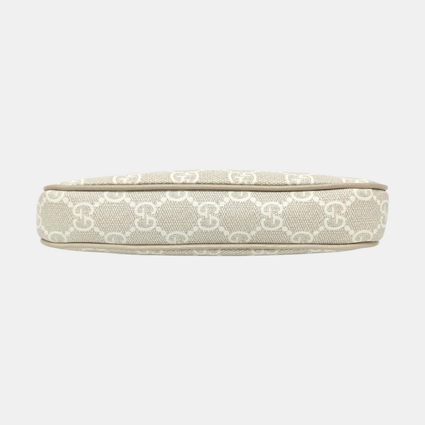 Ophidia Mini Monogram Coated Canvas Beige