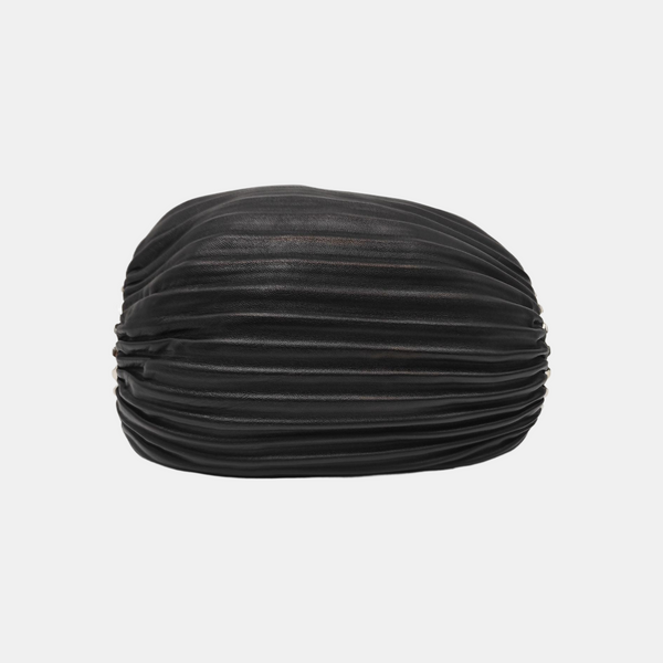 Lambskin Top Handle Bag Black