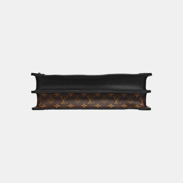 TRUNK Monogram Coated Canvas Brown