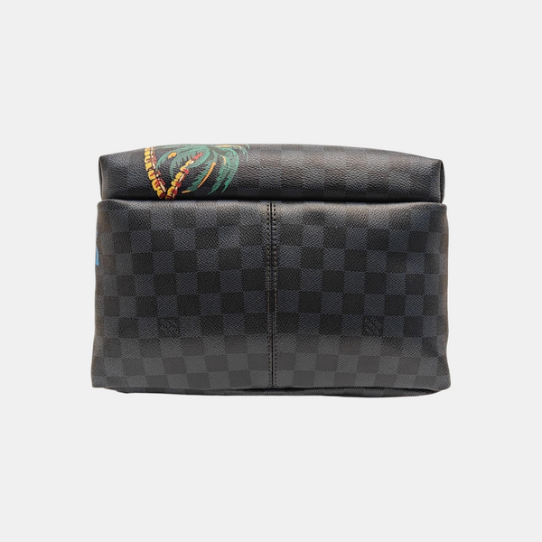 APOLLO Damier Coated Canvas Blue