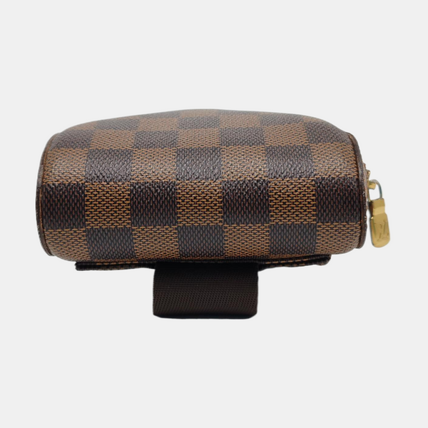 GÉRONIMOS Damier Ebene Coated Canvas Brown