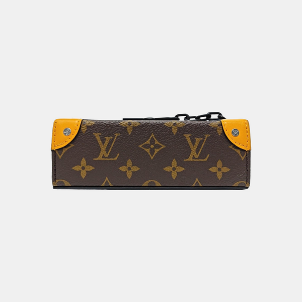 SOFT TRUNK Mini Monogram Coated Canvas Brown