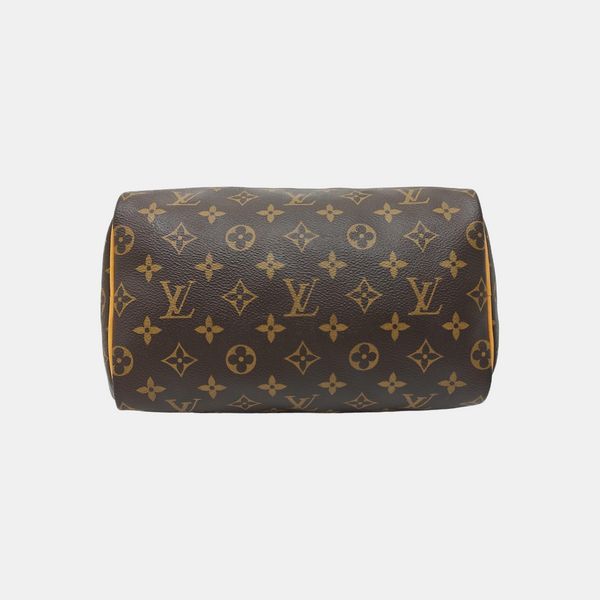 SPEEDY 25 Monogram Coated Canvas Brown
