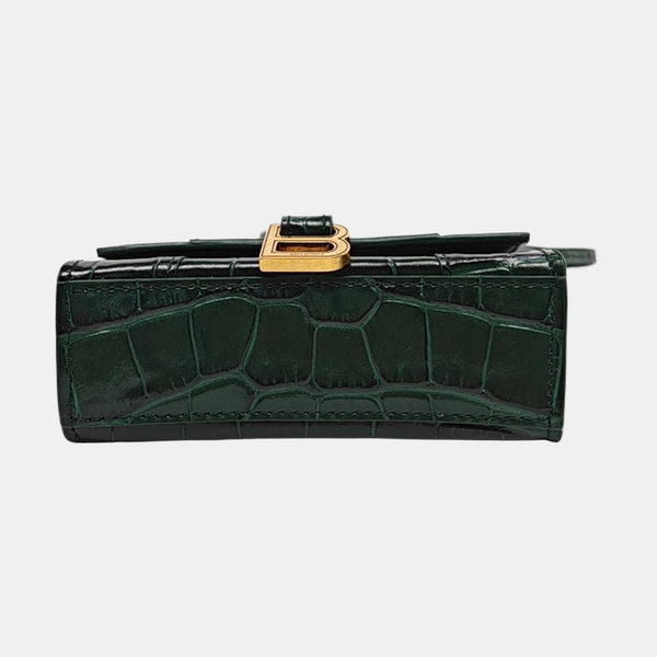 Hourglass Mini Calfskin Green