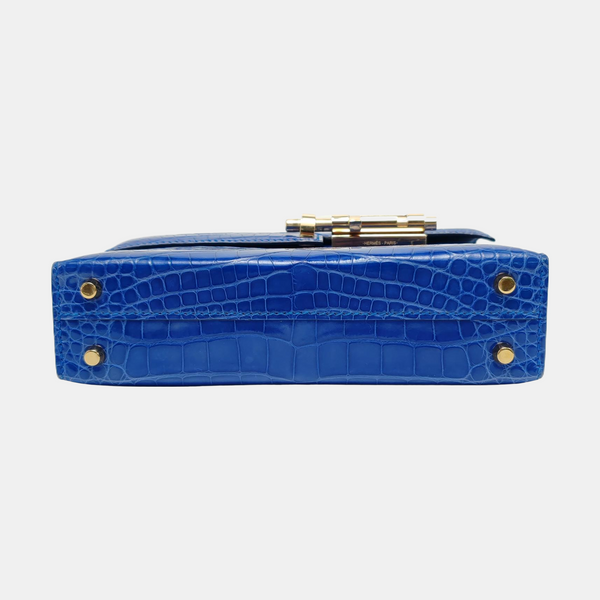 Verrou 17 Shiny Porosus Crocodile Blue