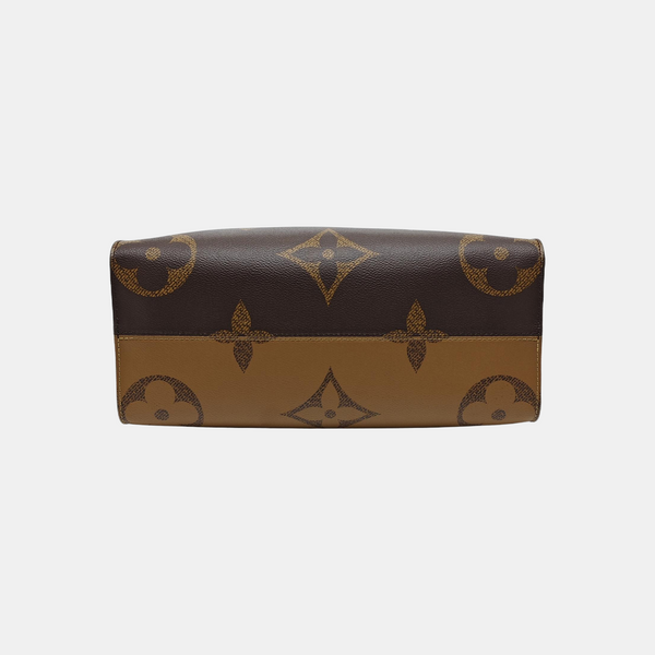 ONTHEGO MM Lona Monogram Revestida Marrón
