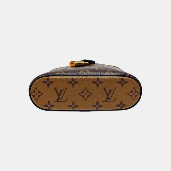 Vanity Chain Pouch Monogram Coated Canvas Brown