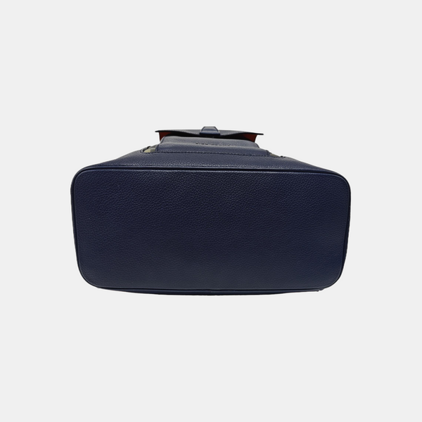 Calfskin Backpack Blue