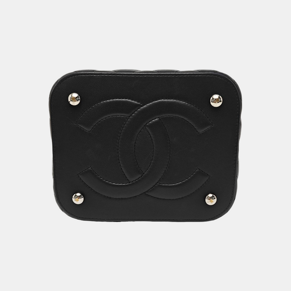 NECESER Piel de cordero acolchada Negro