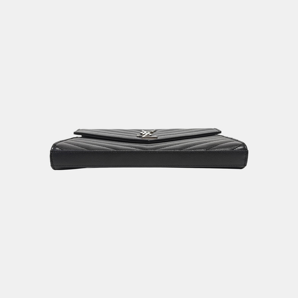 MONOGRAM Medium Chevron Calfskin Black